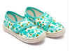 PVC Daily wear Kids Shoes, Article: Super Green Flower